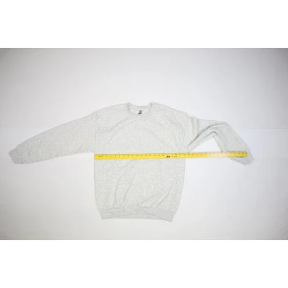 Gildan Heavy Blend Blank Long Sleeve Pullover Sweatshirt Grey Lot of 6 Adult M